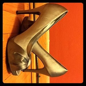 Open toe pumps from White House Black Market